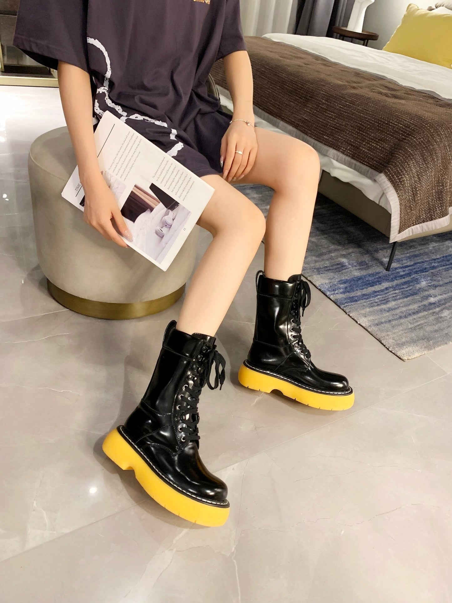 bv Luxury Cowhide Shoes