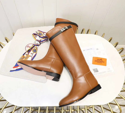 hm Classic Riding Boots – Premium Cowhide & Suede