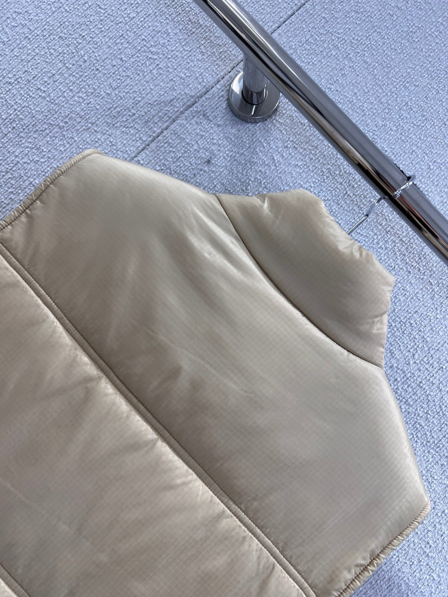 Triumphal Arch Embroidered Cotton Vest Stand Collar