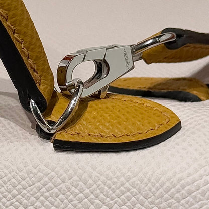 HM K Mini 20 Craie & Mauve Pale Epsom Leather Handbag