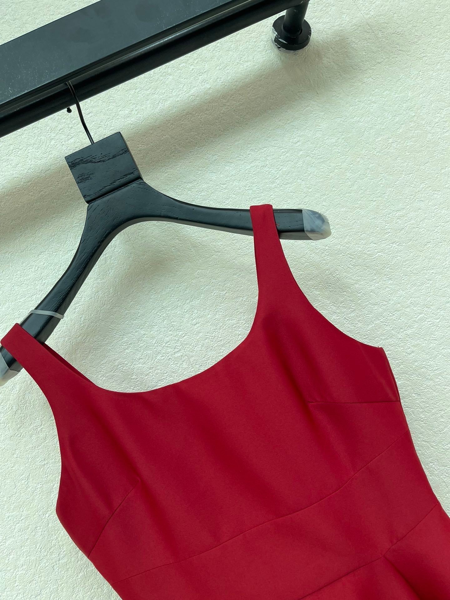 D Hepburn-Style Sleeveless Bow-Back Mini Dress