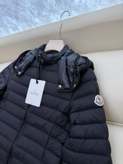 High-Volume 90% White Goose Down Long Jacket