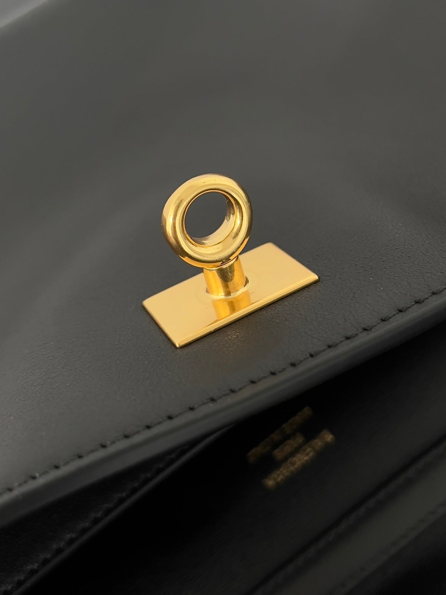 Rodeo Medium Black Leather Handbag for Women