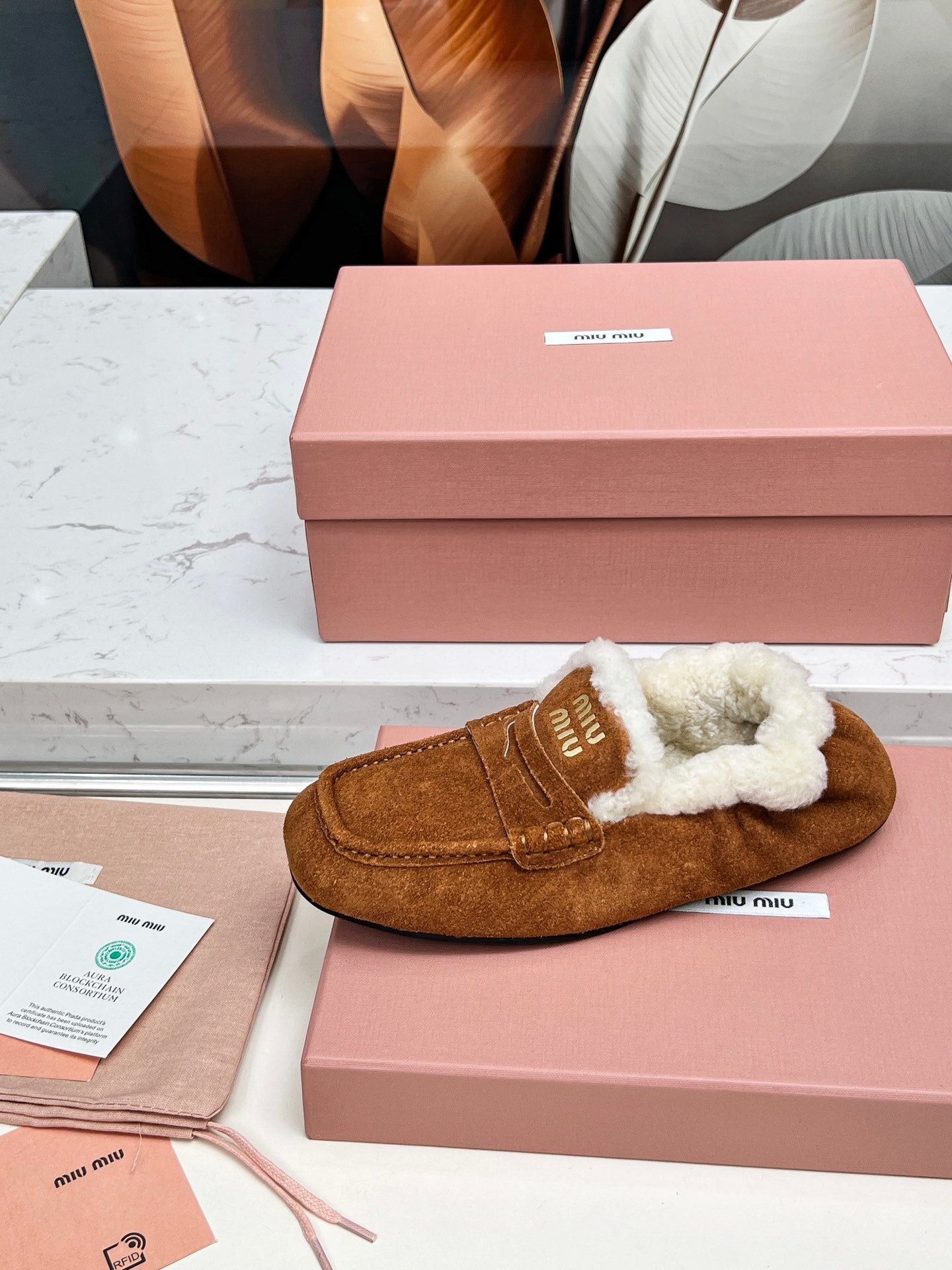 MiuMi Autumn/Winter New Slip-on Loafers