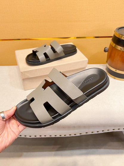 hm Oran Calfskin H-Style Mules