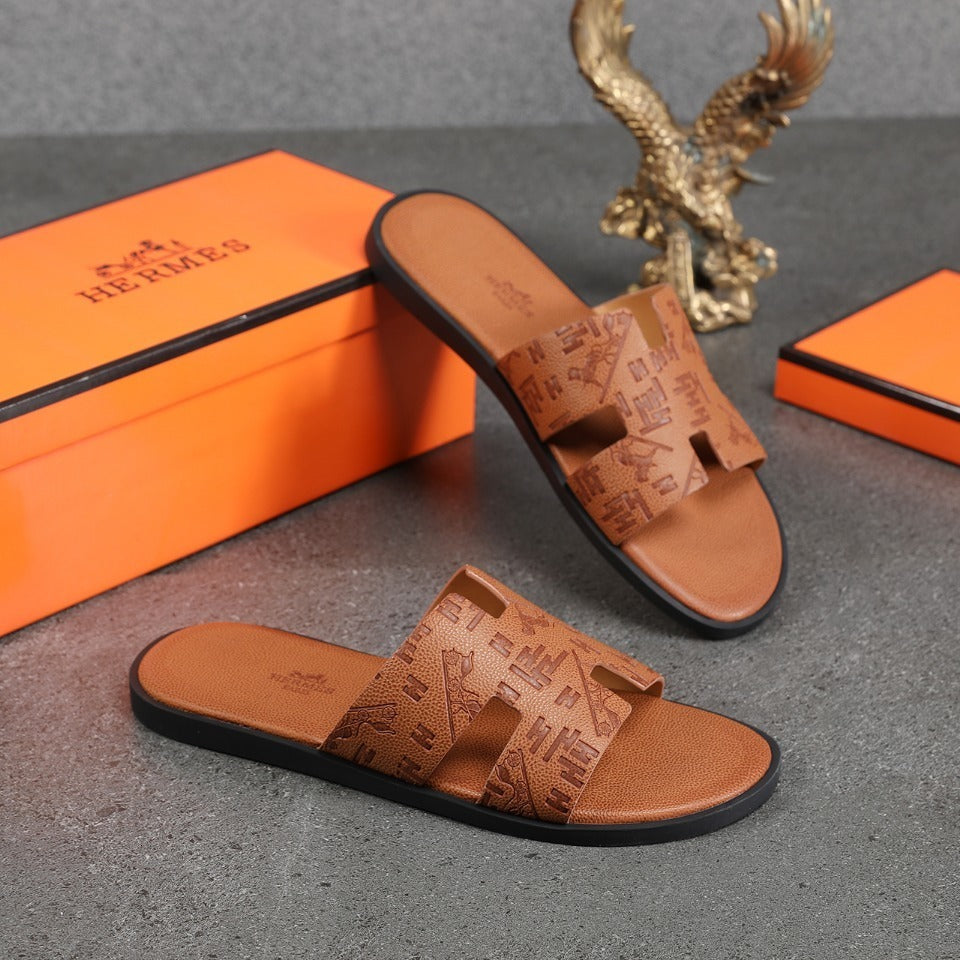 hm ORA Colorful Leather H Slippers