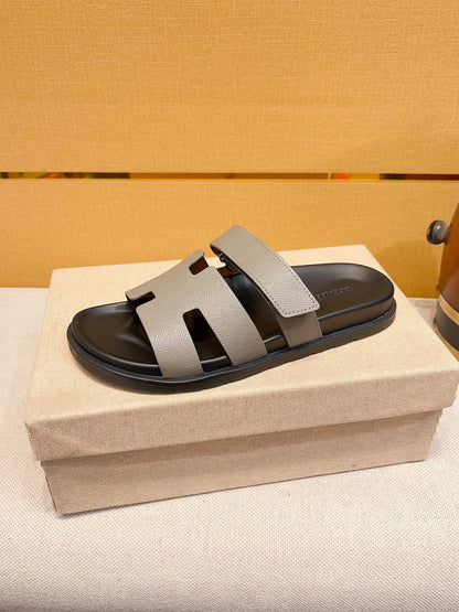 hm Oran Calfskin H-Style Mules