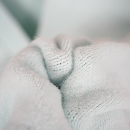 A Cloud-Themed Alpaca Wool Cardigan