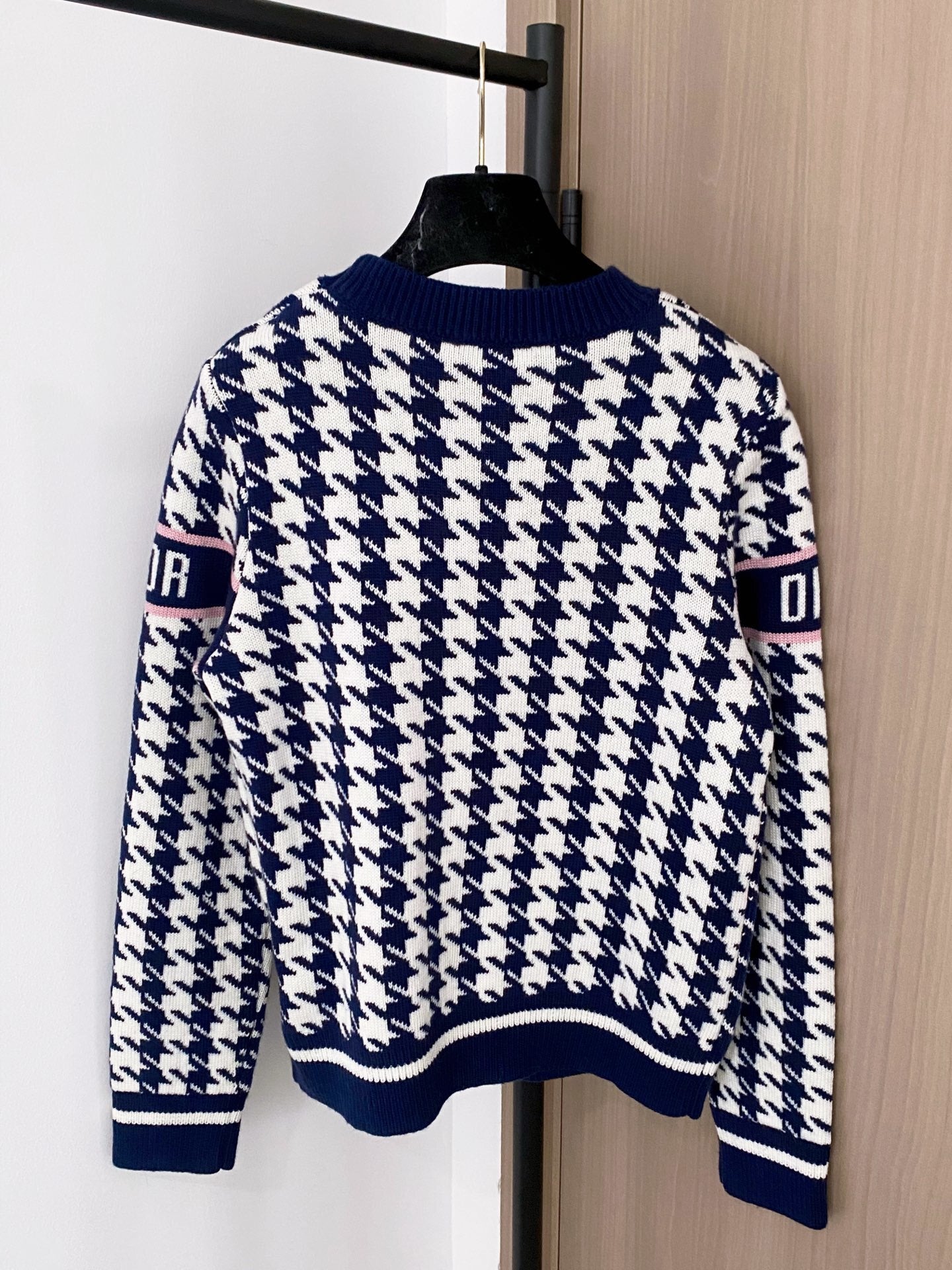 D 2025 Houndstooth Long-Sleeve Shirt