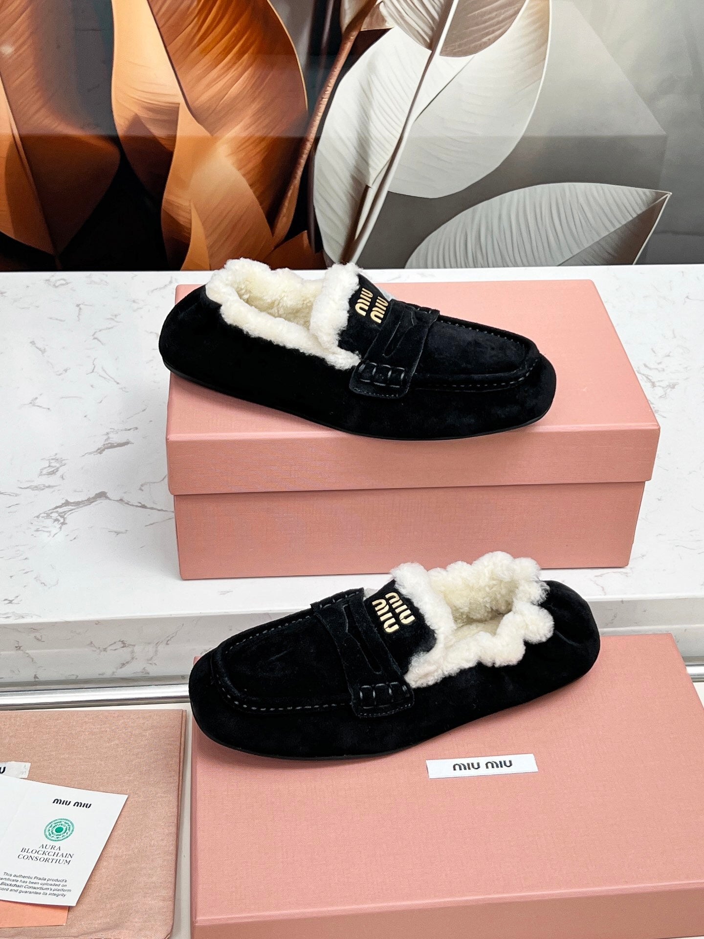 MiuMi Autumn/Winter New Slip-on Loafers