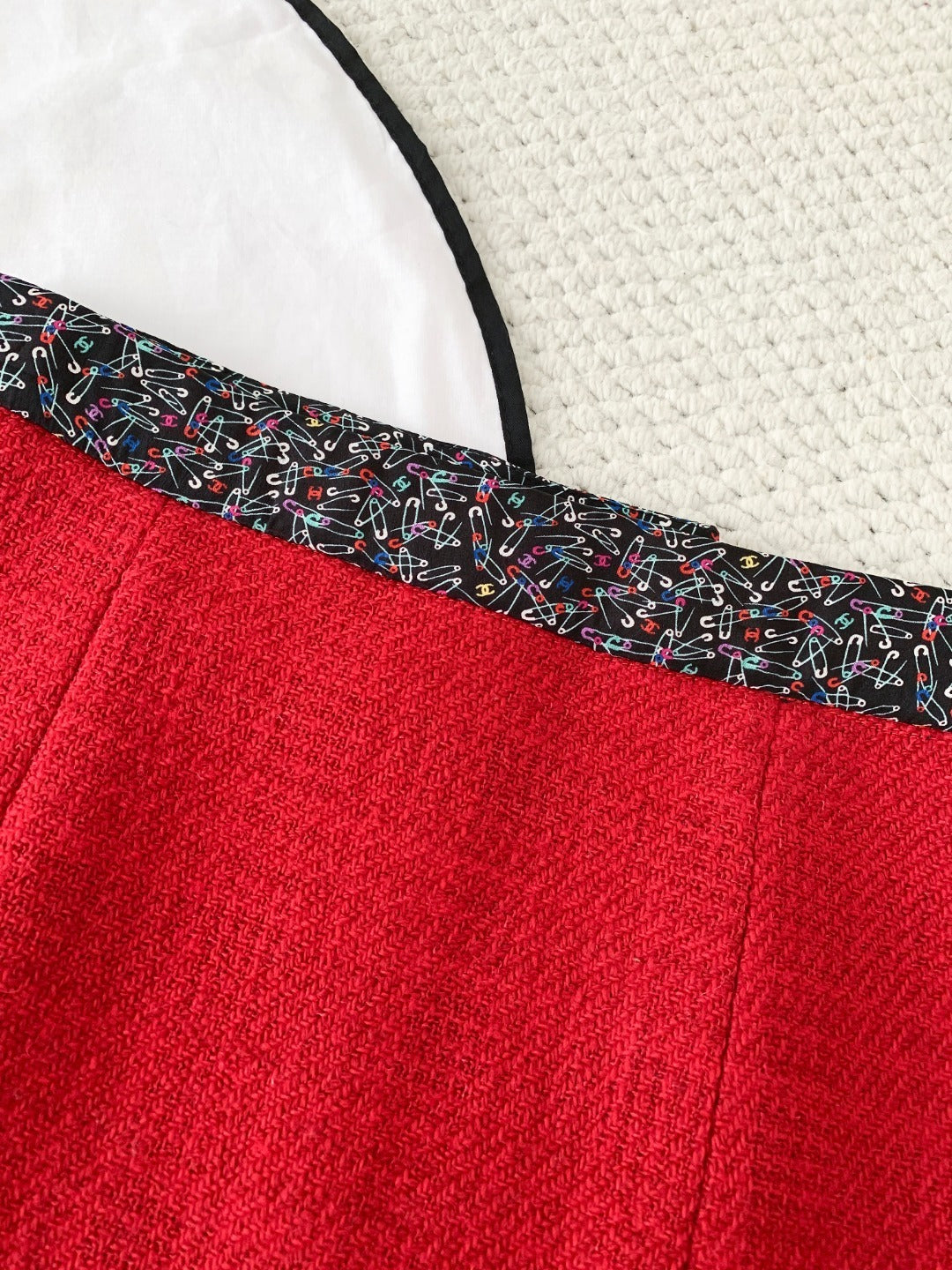 C24A Tweed Patchwork Skirt