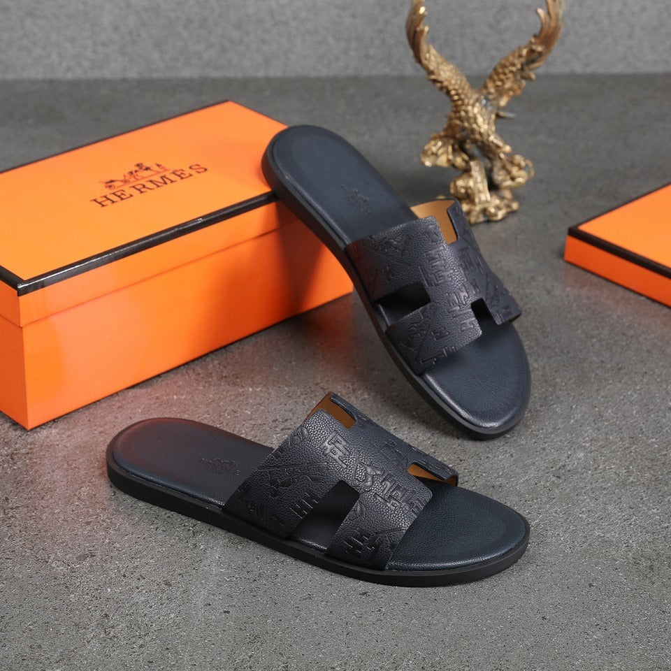 hm ORA Colorful Leather H Slippers