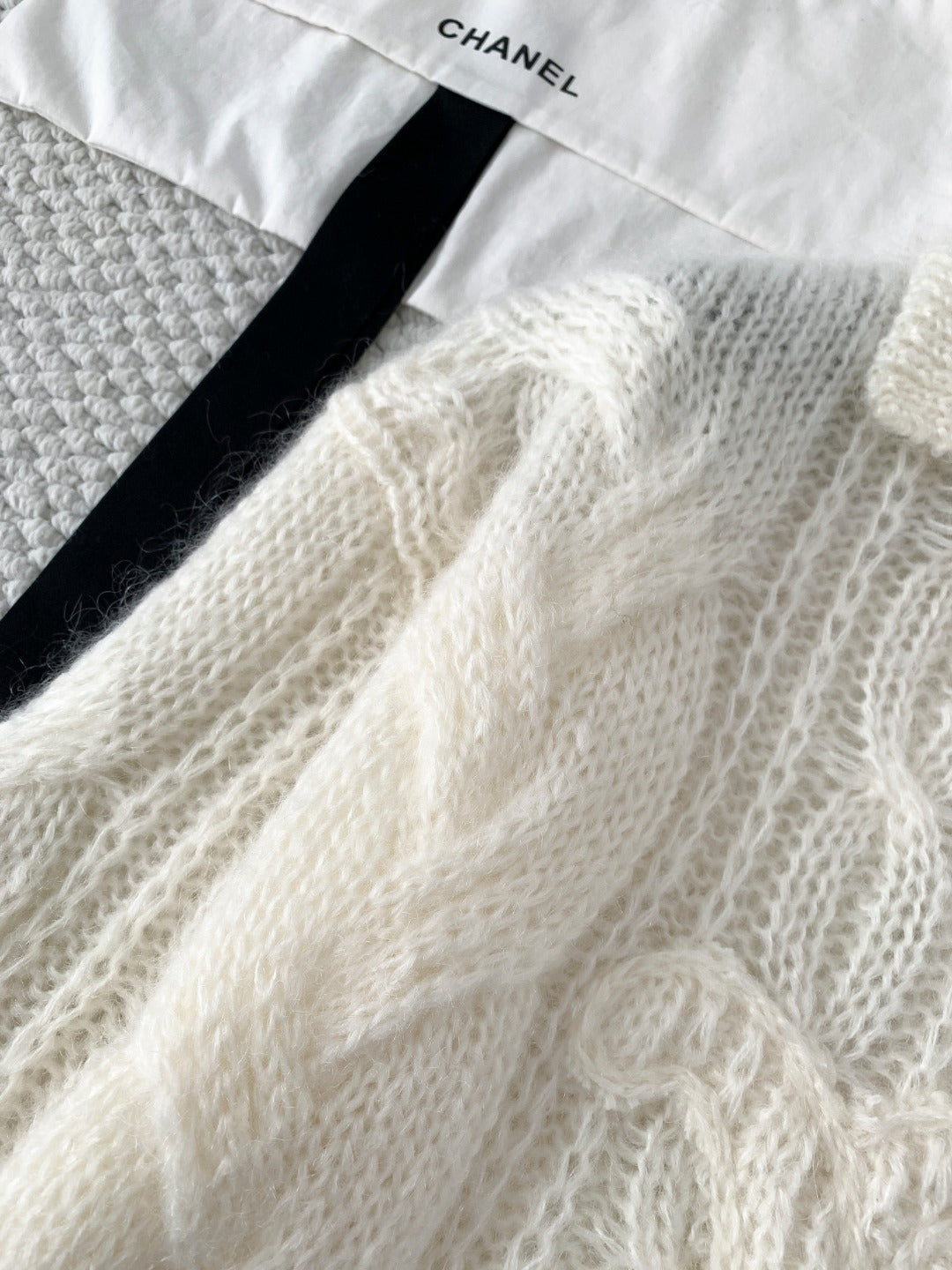 Mohair Embroidered Sweater Soft & Luxurious