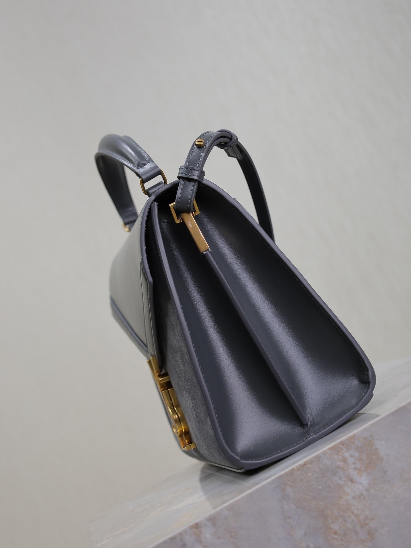 SL Suede Cassandra Briefcase Bag